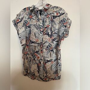 Ralph Lauren Multicolor Floral Blouse